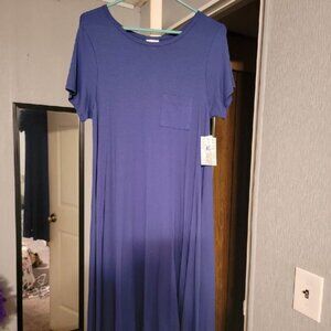 LulaRoe Carly Navy Swing Dress - XS (2-4)